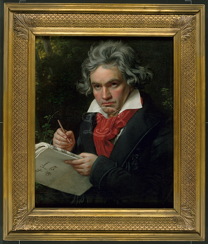 Portrait of Beethoven by Joseph Karl Stieler